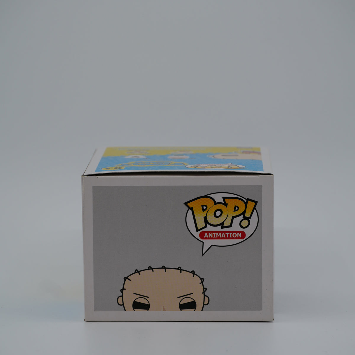 Funko Pop! Stewie #33 - Family Guy - top of the exact boxed item