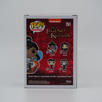 Funko Pop! Korra #761 - The Legend of Korra - back of the exact boxed item