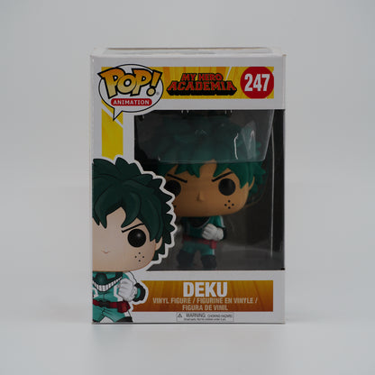 Funko Pop! Deku #247 - My Hero Academia - front of the exact boxed item