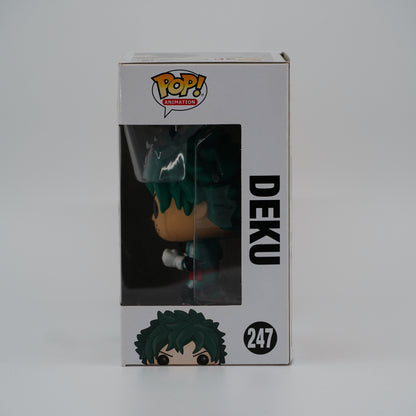 Funko Pop! Deku #247 - My Hero Academia - window side of the exact boxed item
