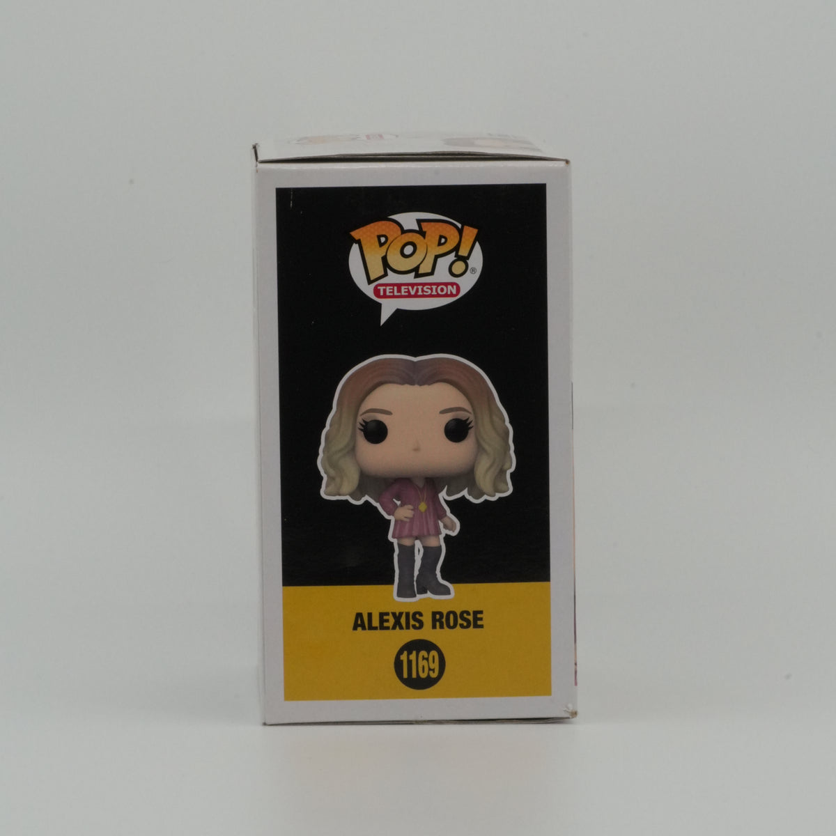 Alexis Rose #1169, actual item, illustrated side view