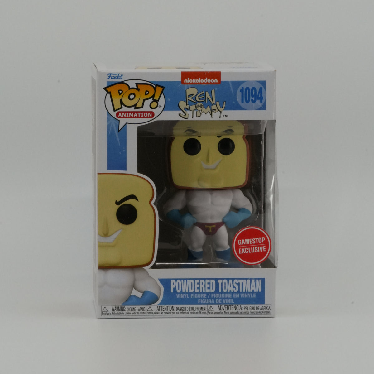 Powdered Toastman #1094, actual item, front view