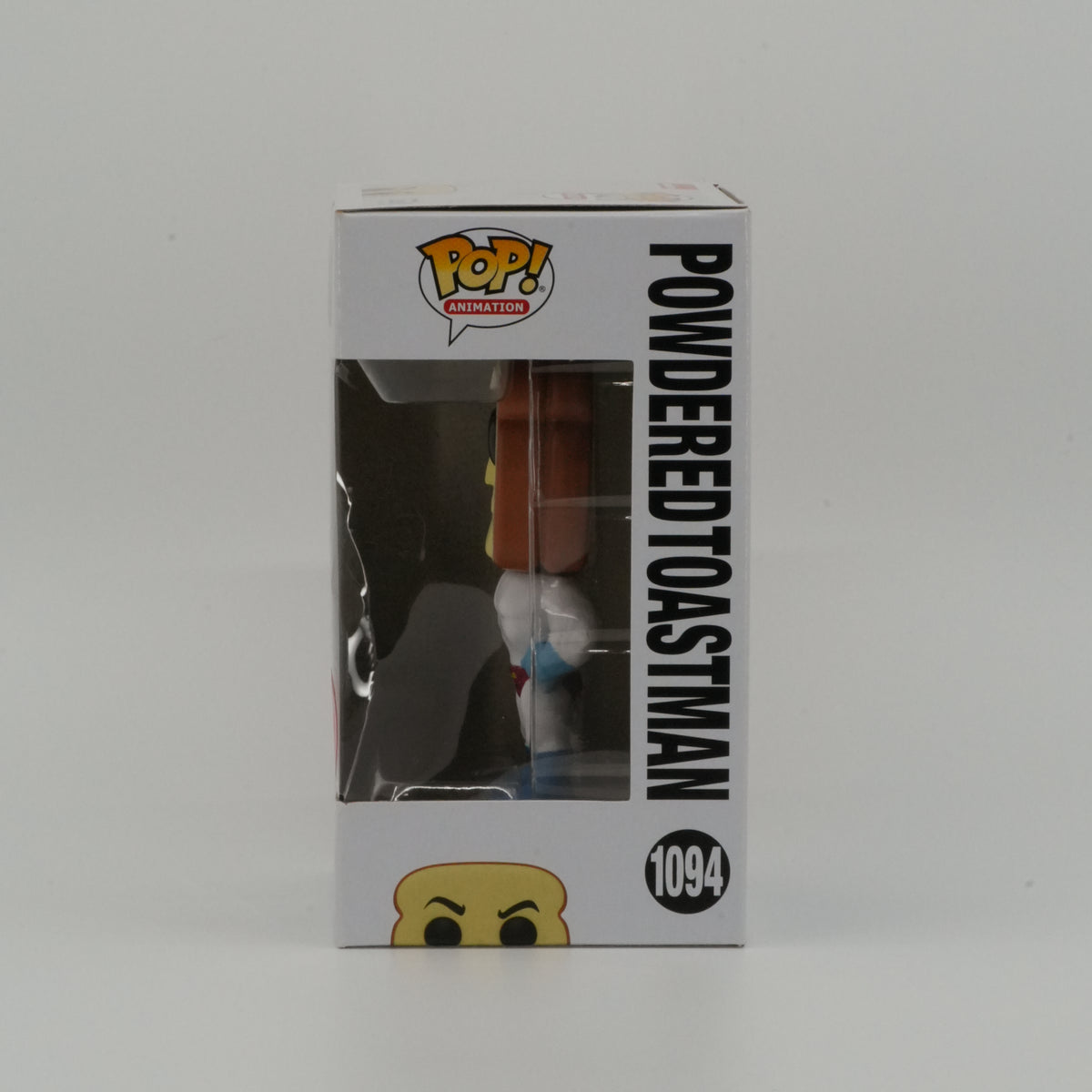 Powdered Toastman #1094, actual item, window side view