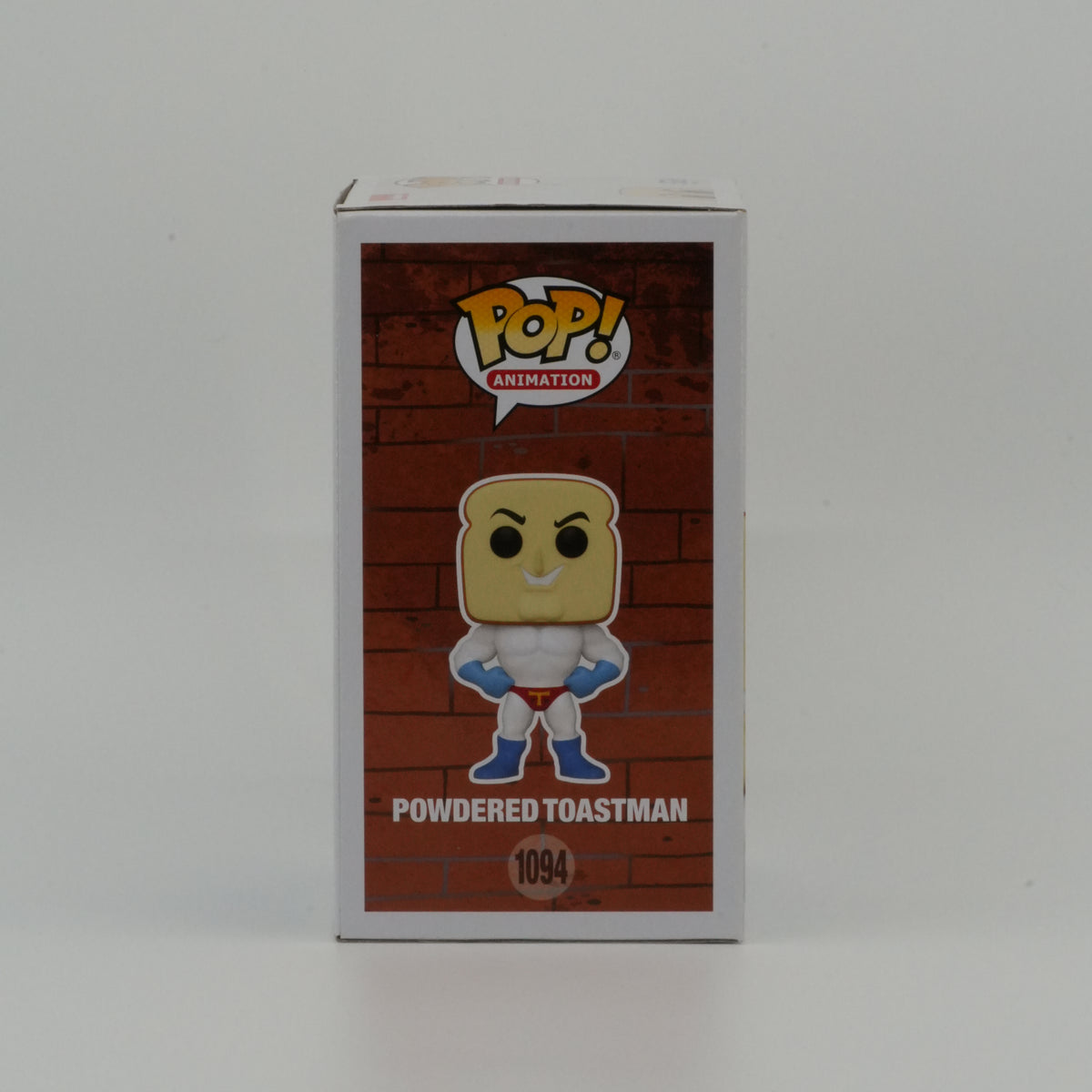 Powdered Toastman #1094, actual item, illustrated side view