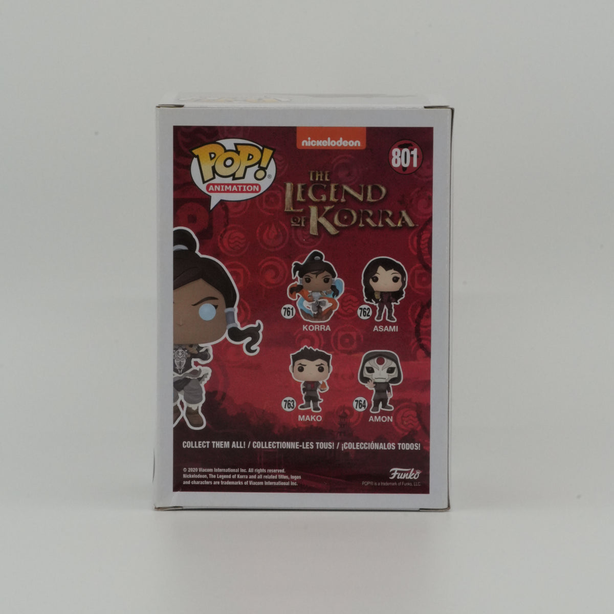 Korra (Avatar State) #801, actual item, back view