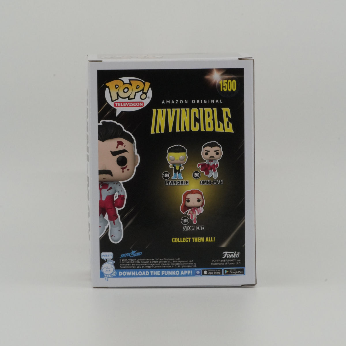 Omni-Man #1500, actual item, back view