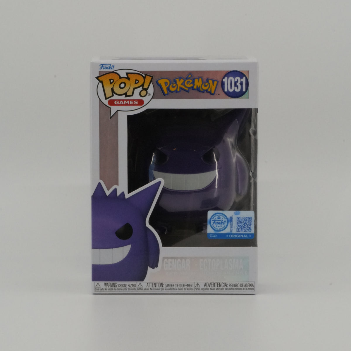 Gengar (Pearlescent) #1031, representative example, front view