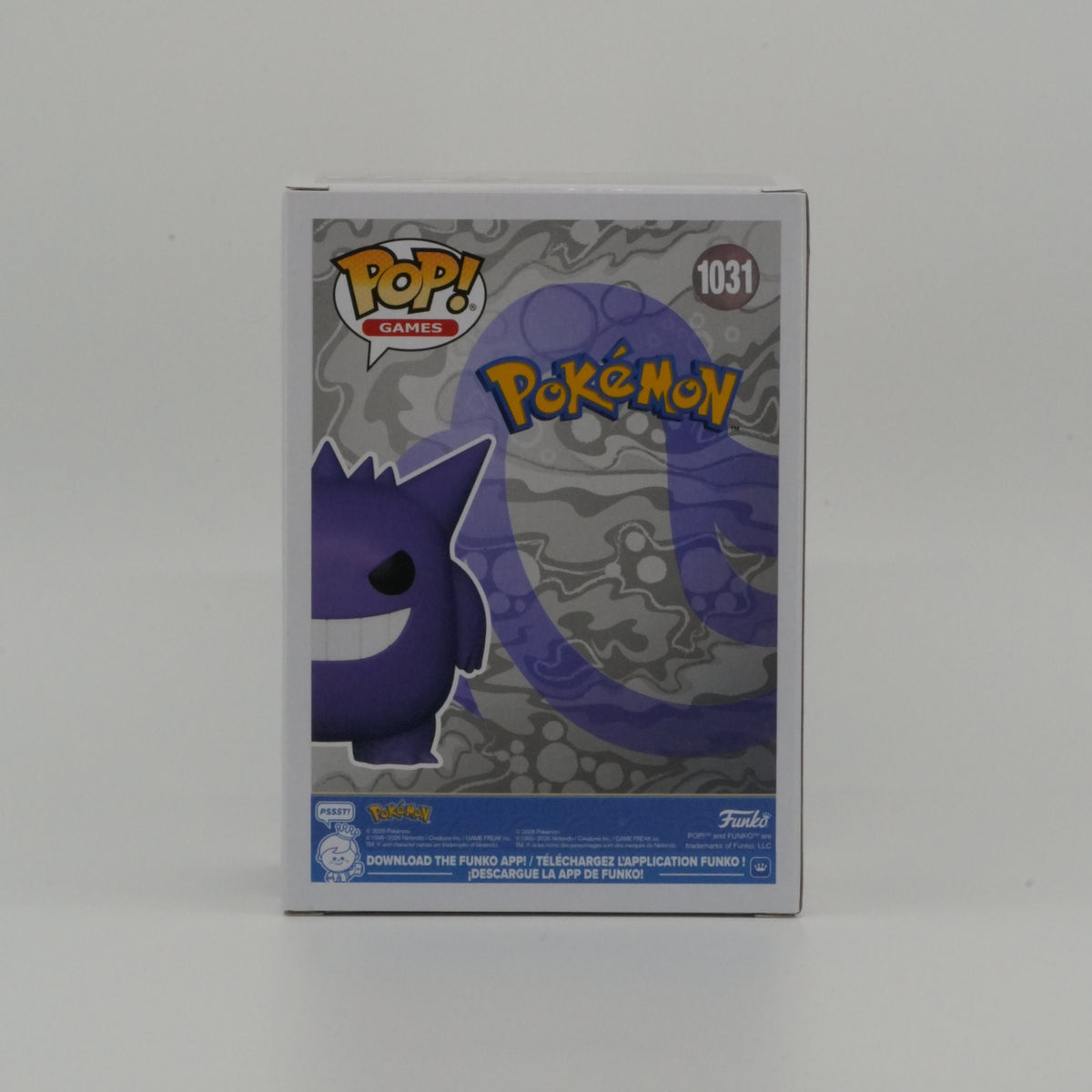 Gengar (Pearlescent) #1031, representative example, back view