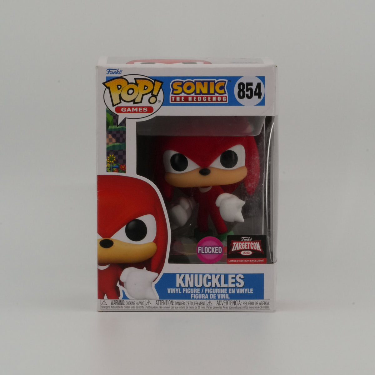 Knuckles #854, actual item, front view