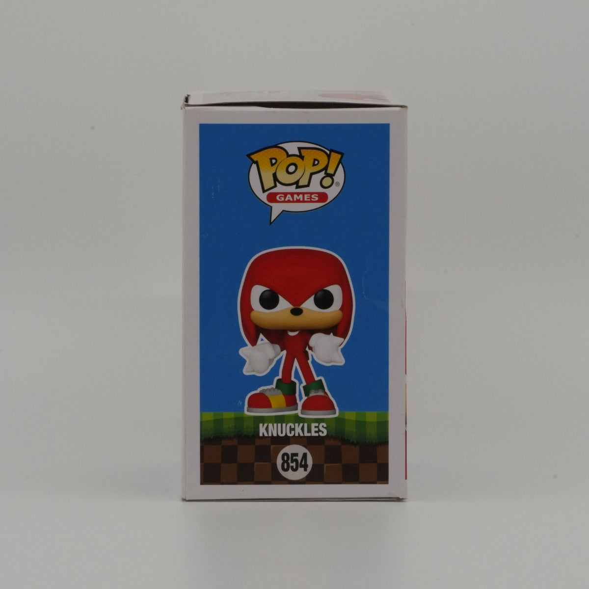 Knuckles #854, actual item, illustrated side view