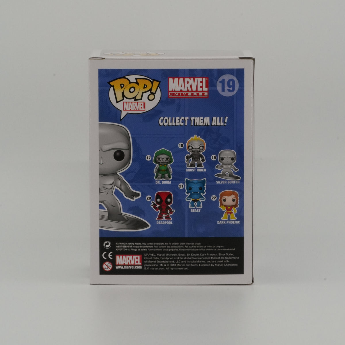 Silver Surfer #19, actual item, back view