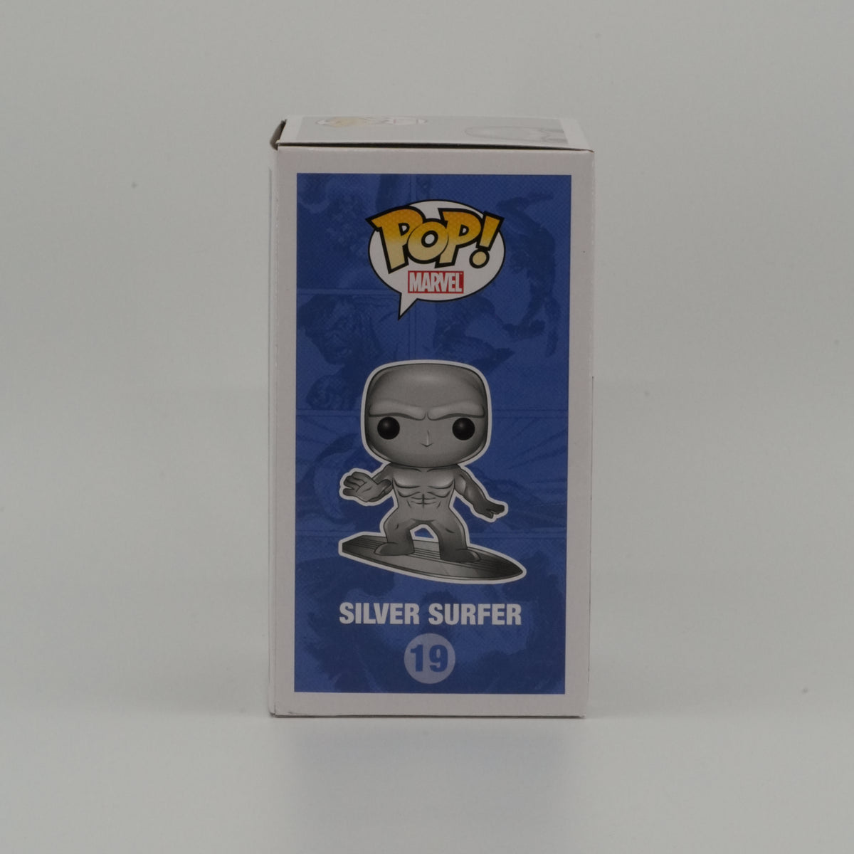 Silver Surfer #19, actual item, illustrated side view