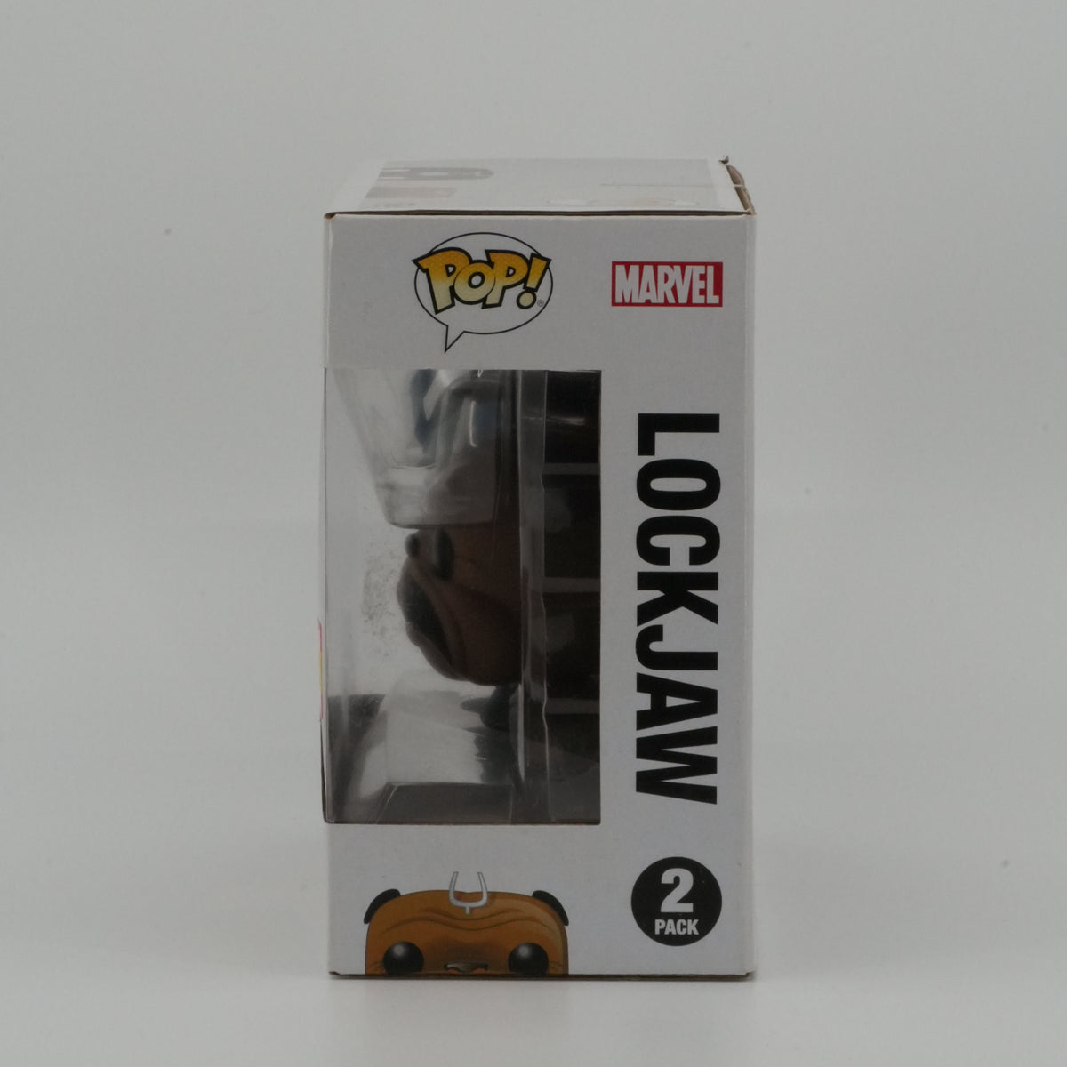 Black Bolt & Lockjaw, actual item, window side view