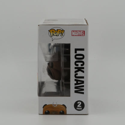 Black Bolt & Lockjaw, actual item, window side view