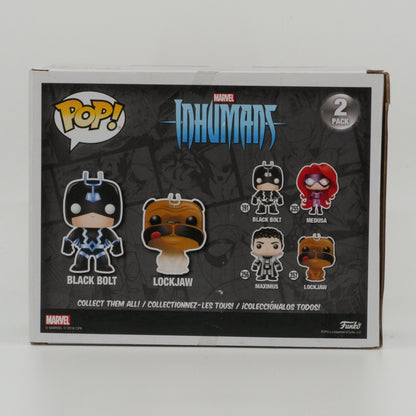 Black Bolt & Lockjaw, actual item, back view