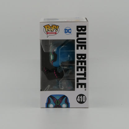 Blue Beetle #410, actual item, window side view