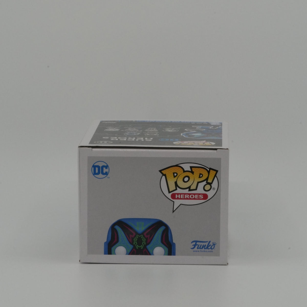 Blue Beetle #410, actual item, top view