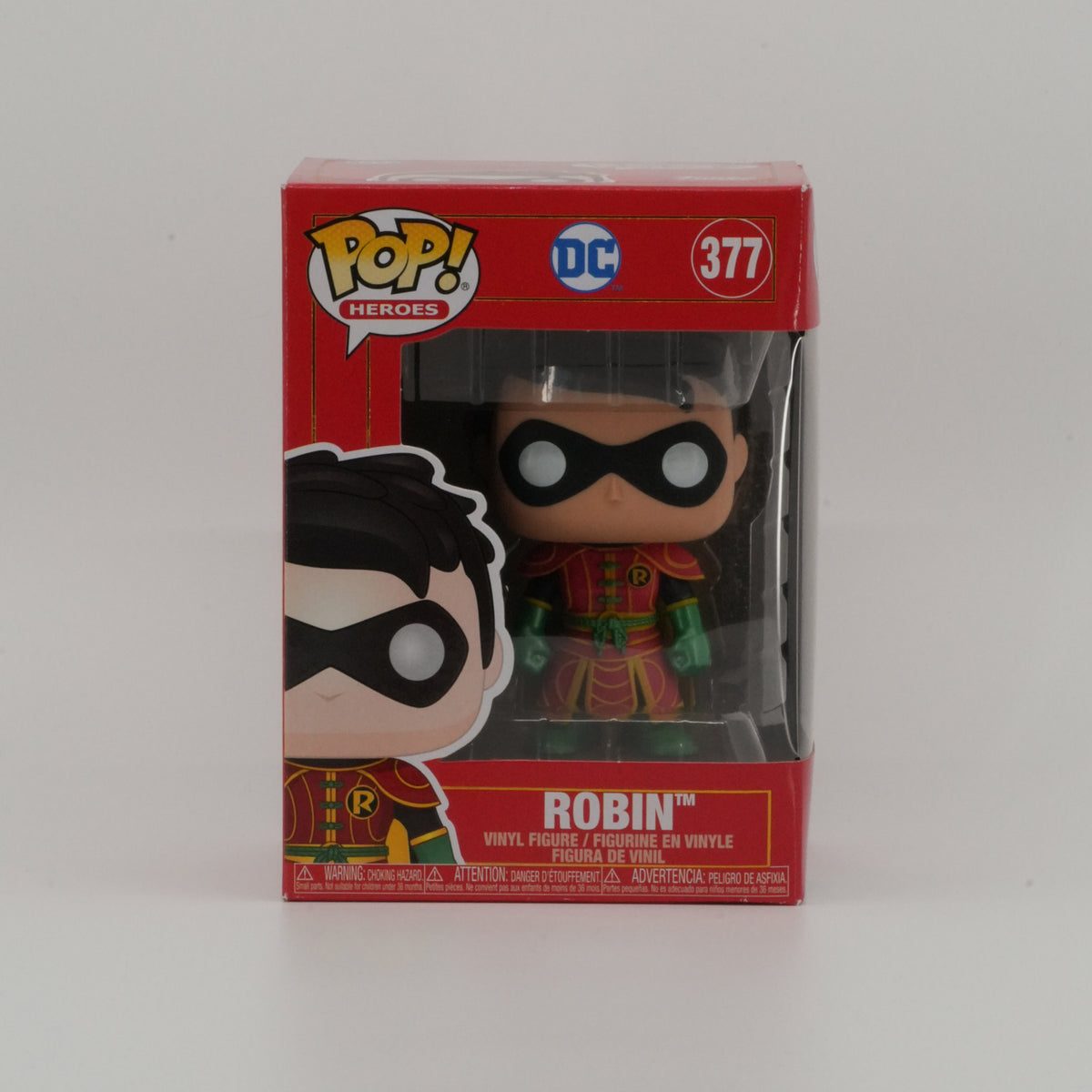 Robin #377, actual item, front view