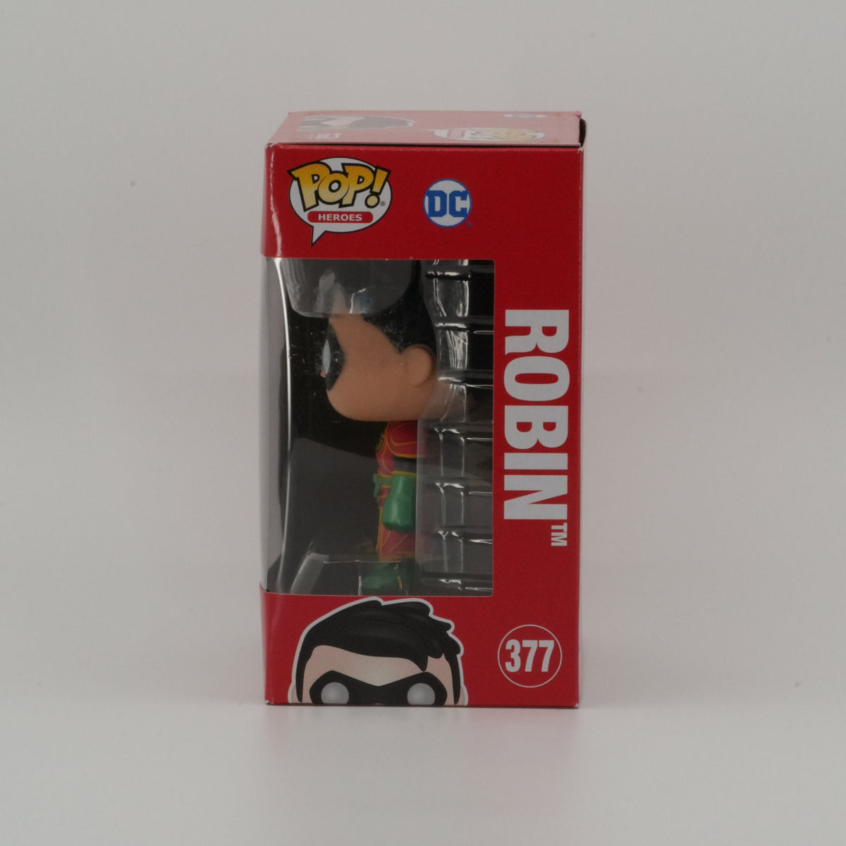 Robin #377, actual item, window side view