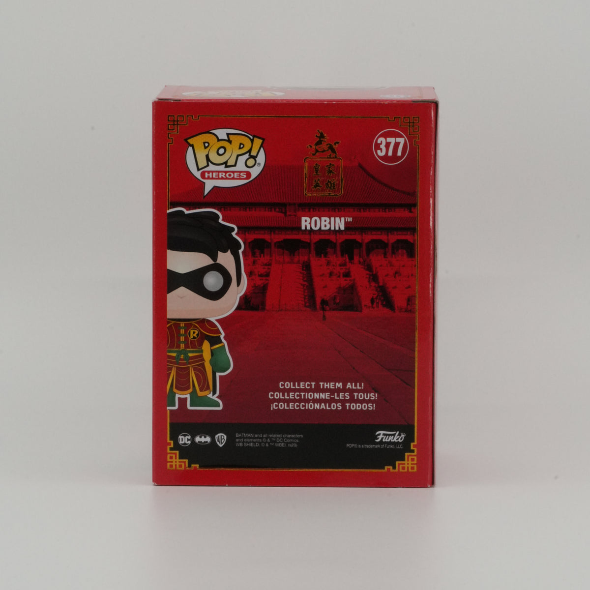Robin #377, actual item, back view