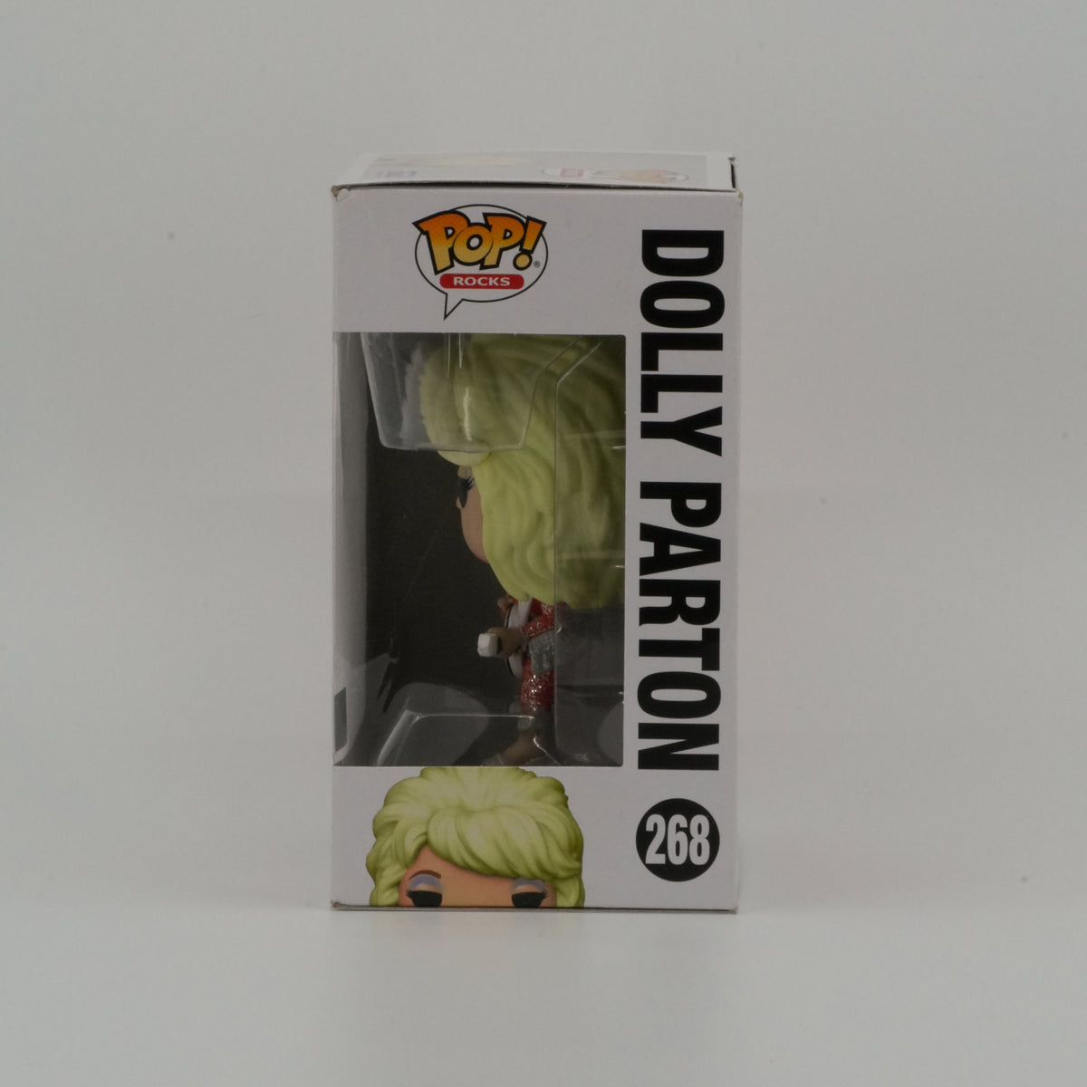 Dolly Parton #268, actual item, window side view