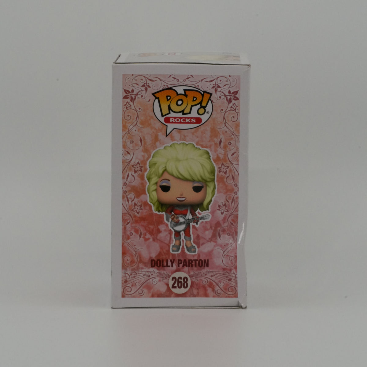 Dolly Parton #268, actual item, illustrated side view