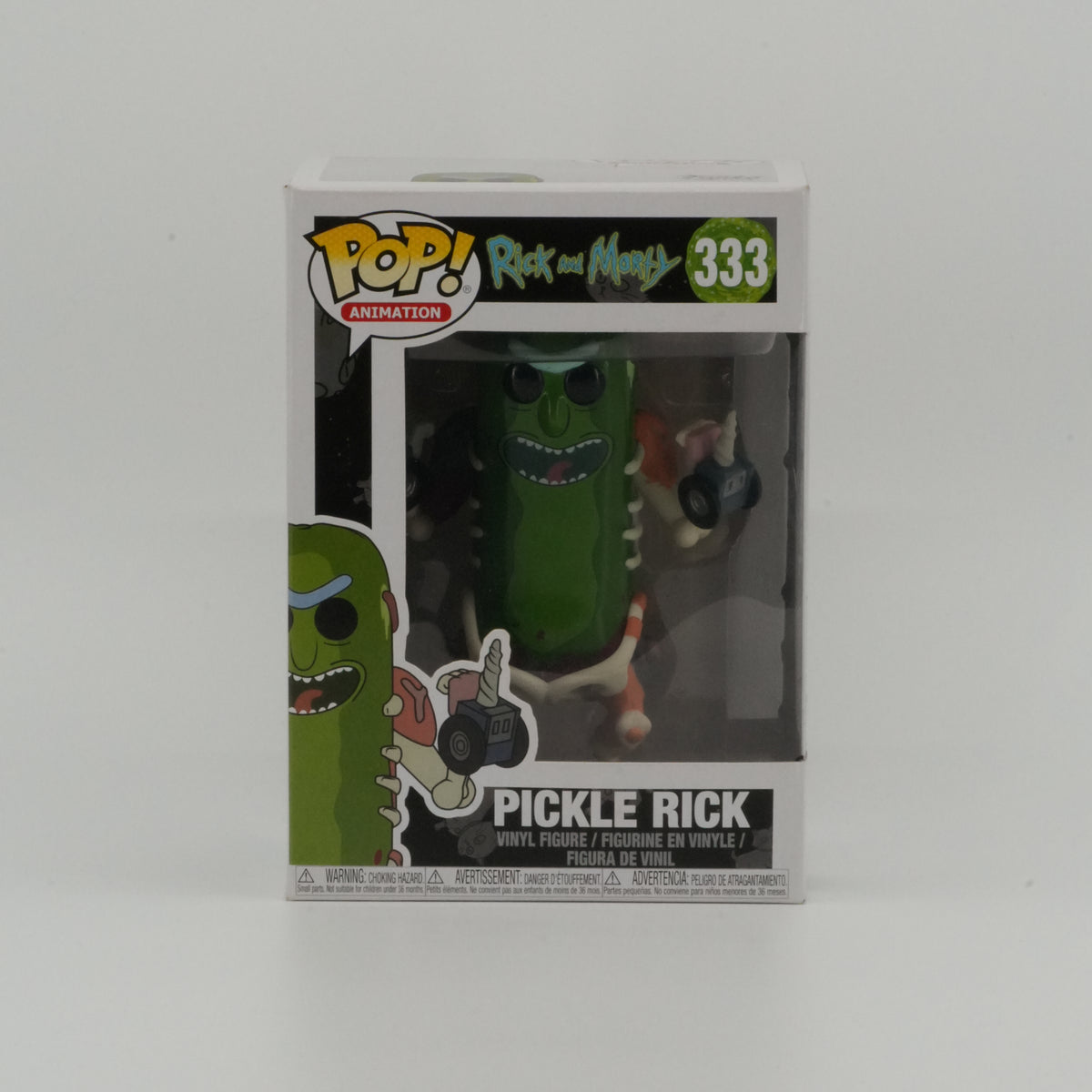 Pickle Rick #333, actual item, front view