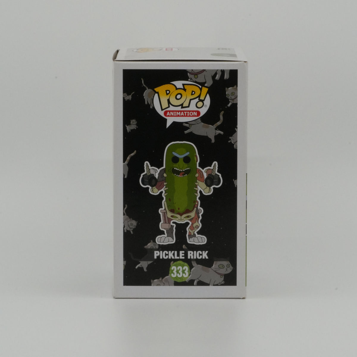 Pickle Rick #333, actual item, illustrated side view