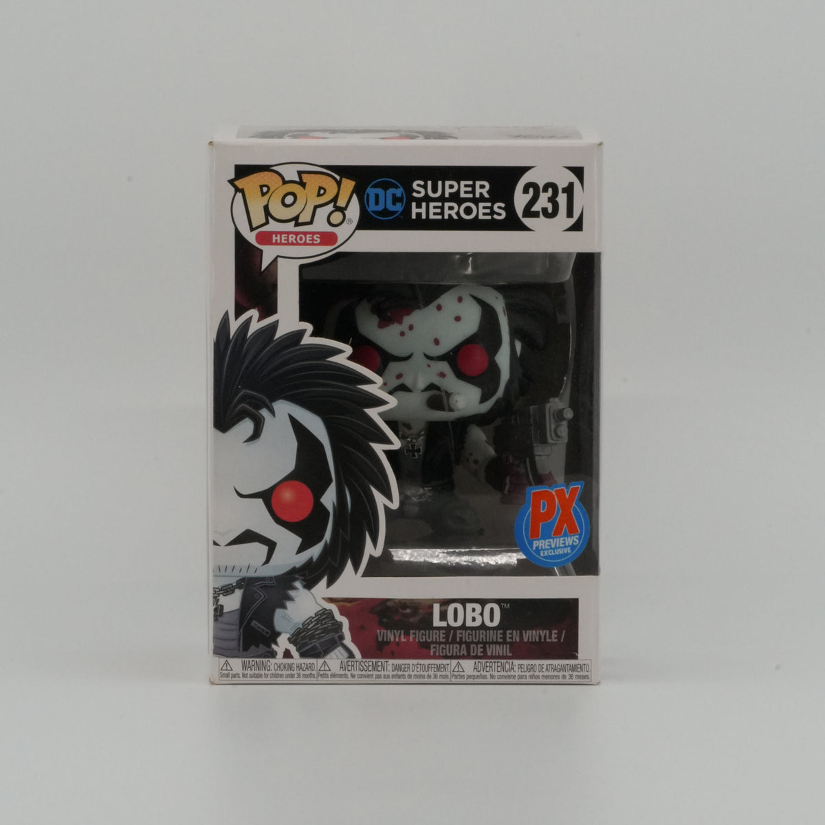 Lobo (Bloody) #231, actual item, front view