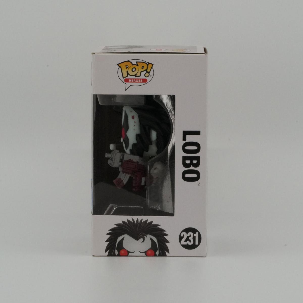 Lobo (Bloody) #231, actual item, window side view