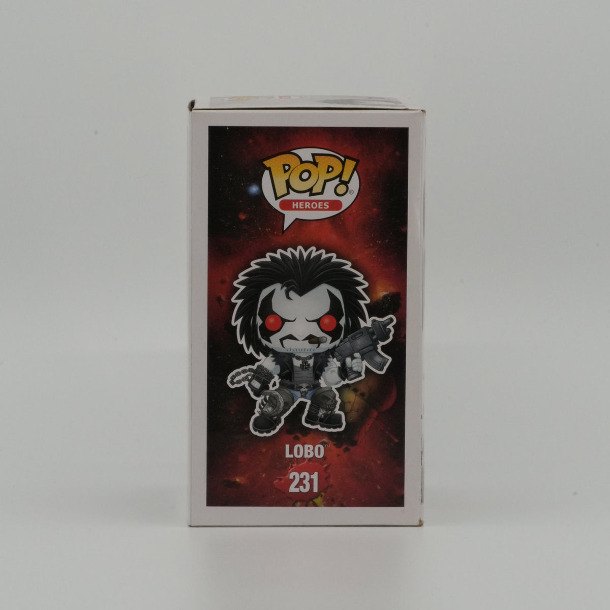Lobo (Bloody) #231, actual item, illustrated side view