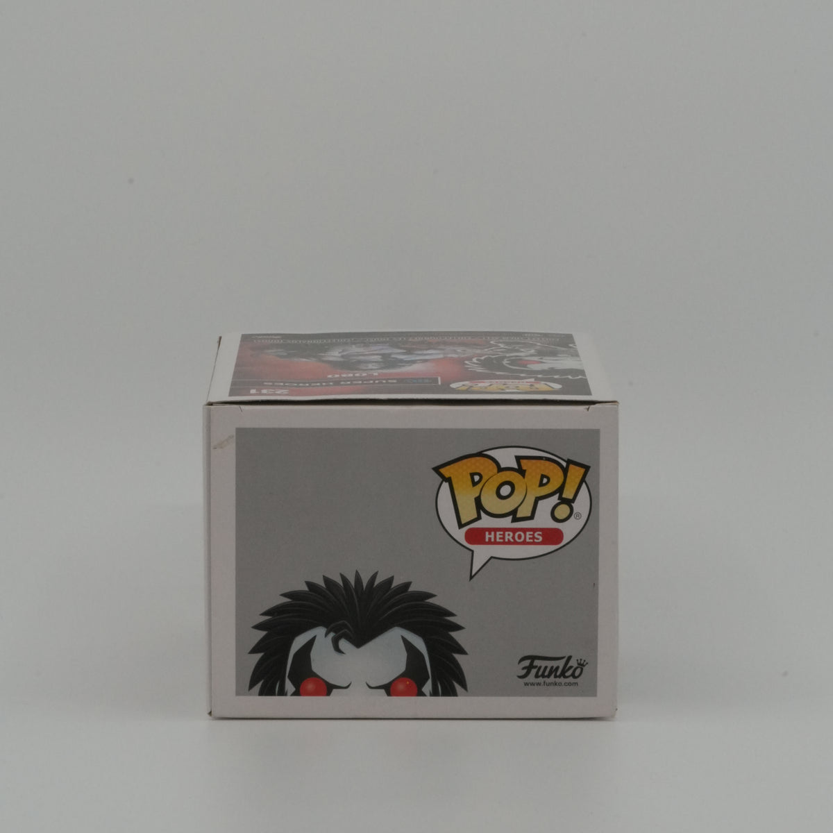 Lobo (Bloody) #231, actual item, top view