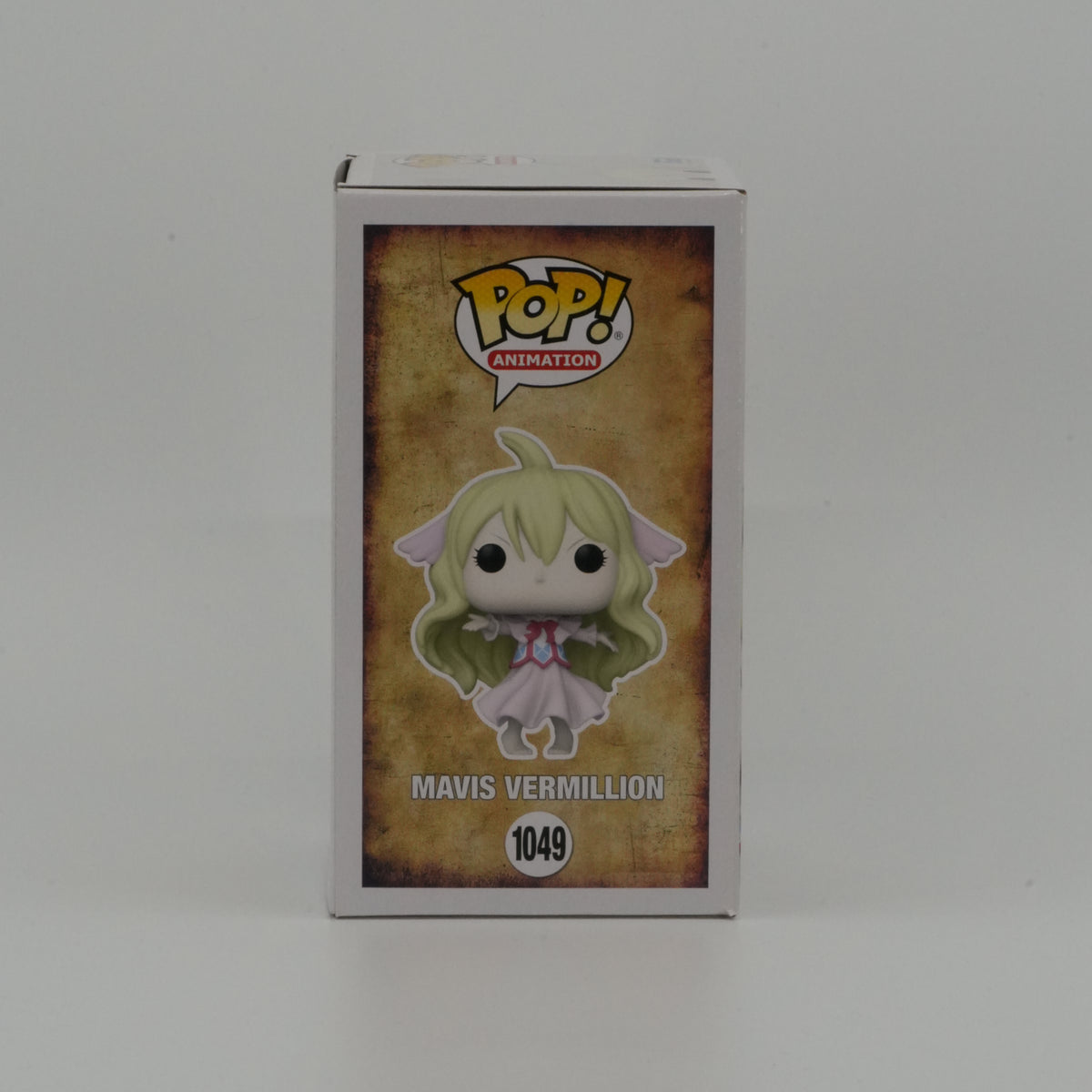 Mavis Vermillion #1049, actual item, illustrated side view