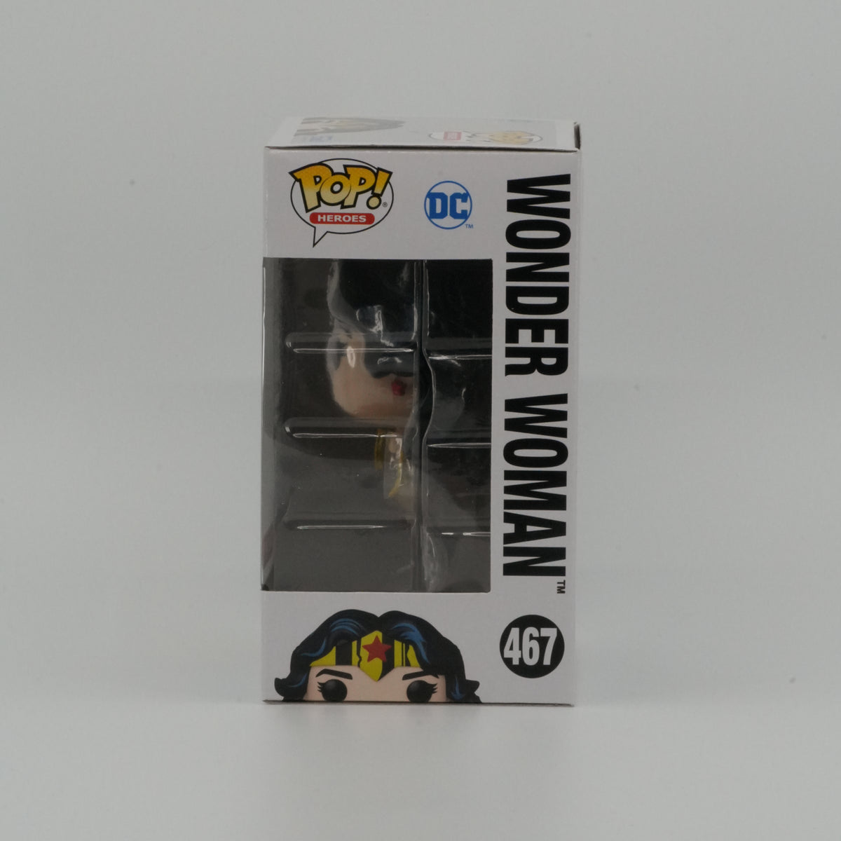 Wonder Woman #467, actual item, window side view