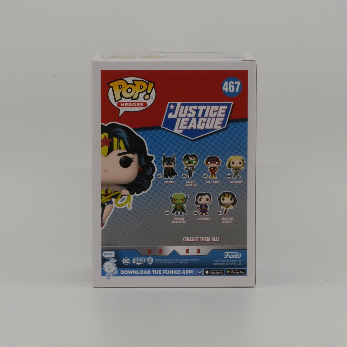 Wonder Woman #467, actual item, back view
