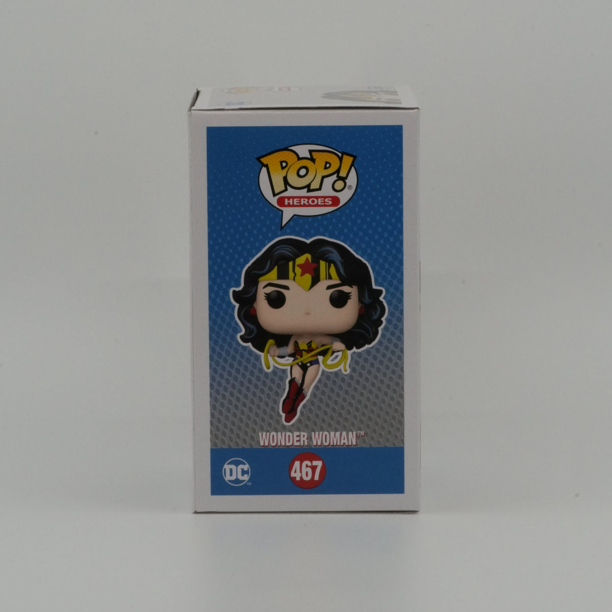 Wonder Woman #467, actual item, illustrated side view