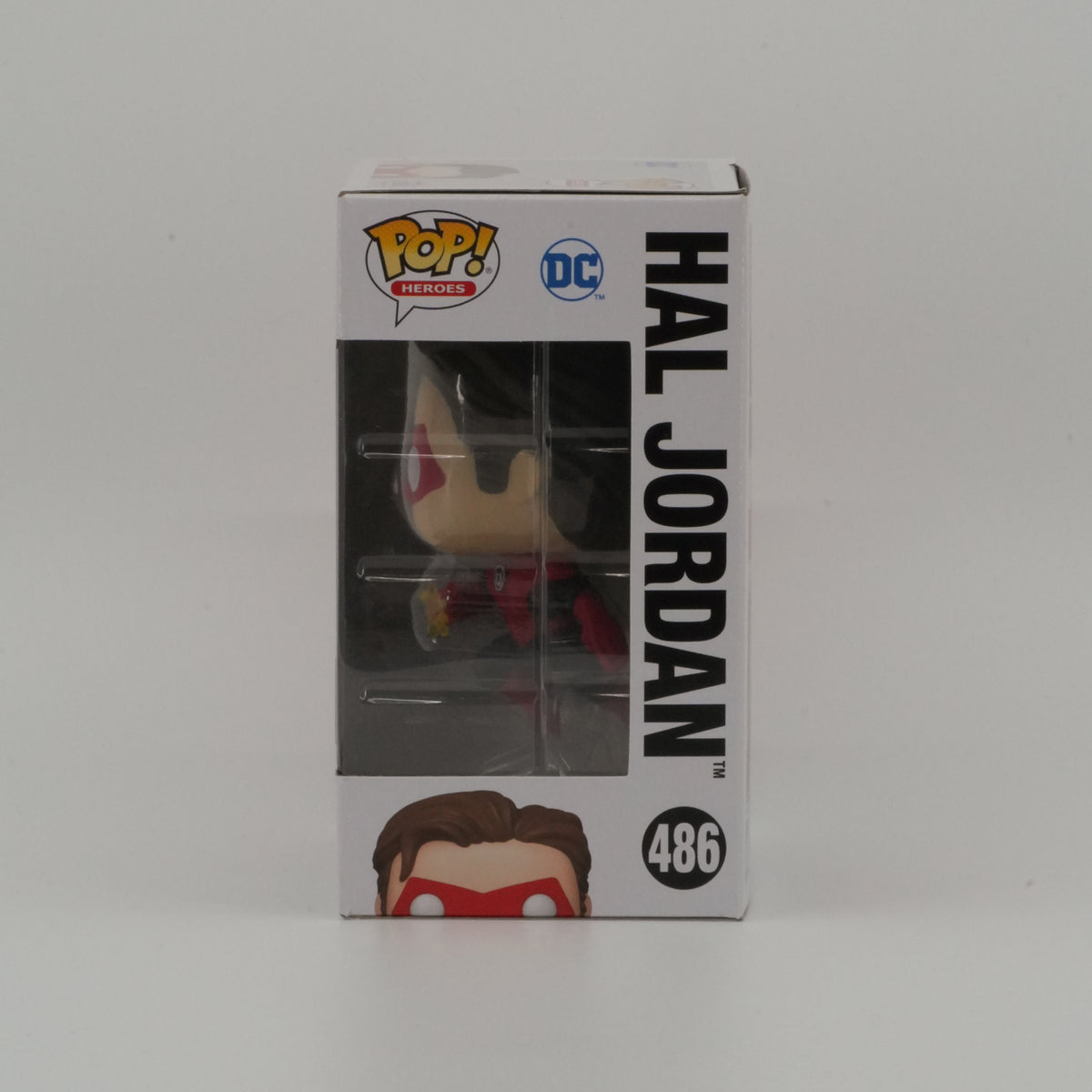 Hal Jordan (Red Lantern) #486, actual item, window side view