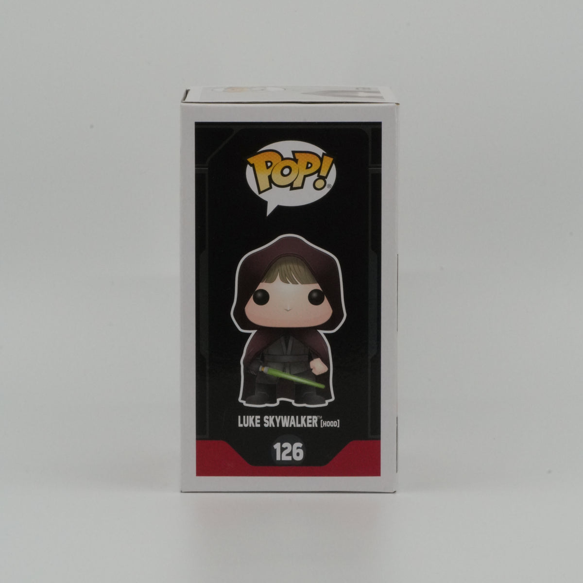 Luke Skywalker (Hood) #126, actual item, illustrated side view