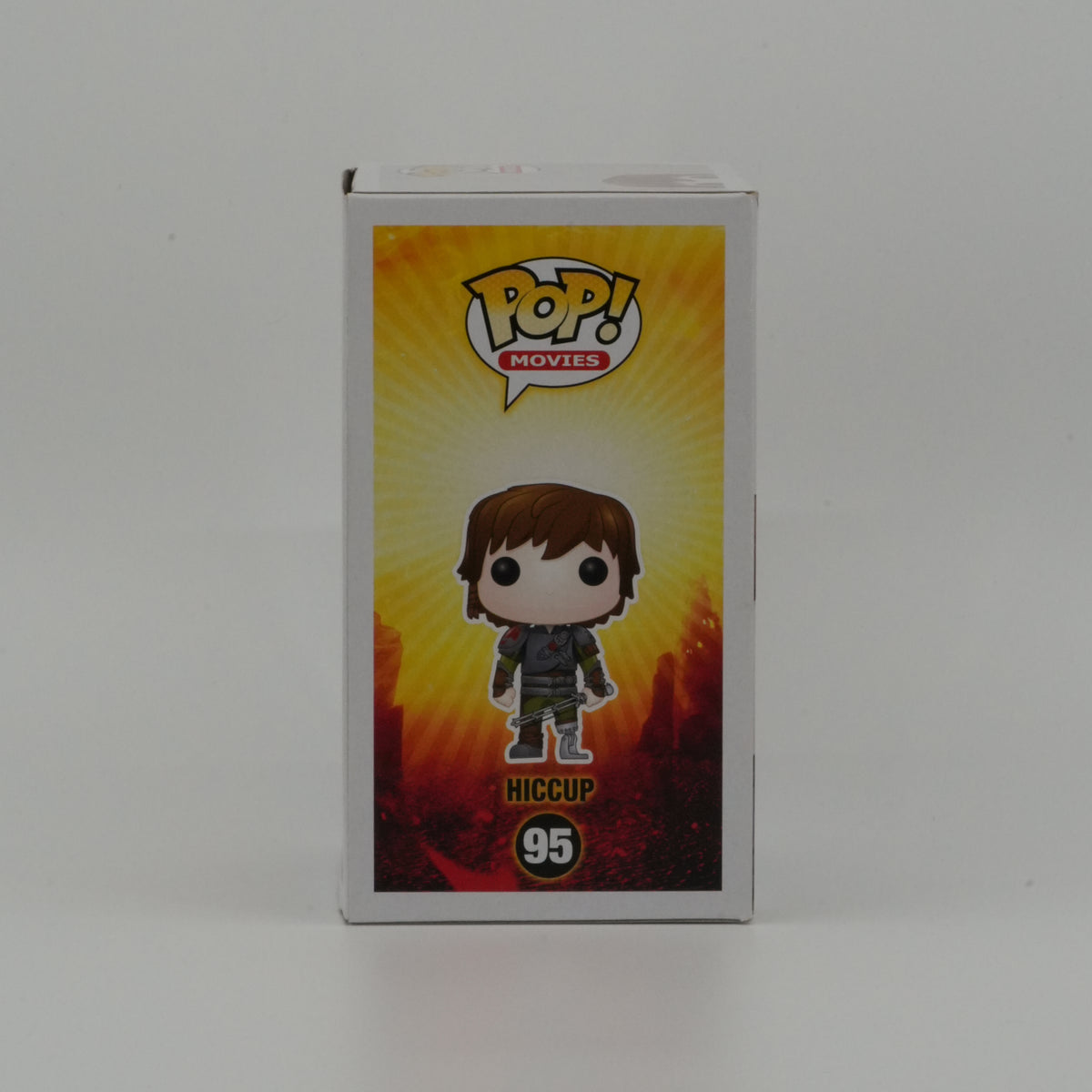 Hiccup #95, actual item, illustrated side view