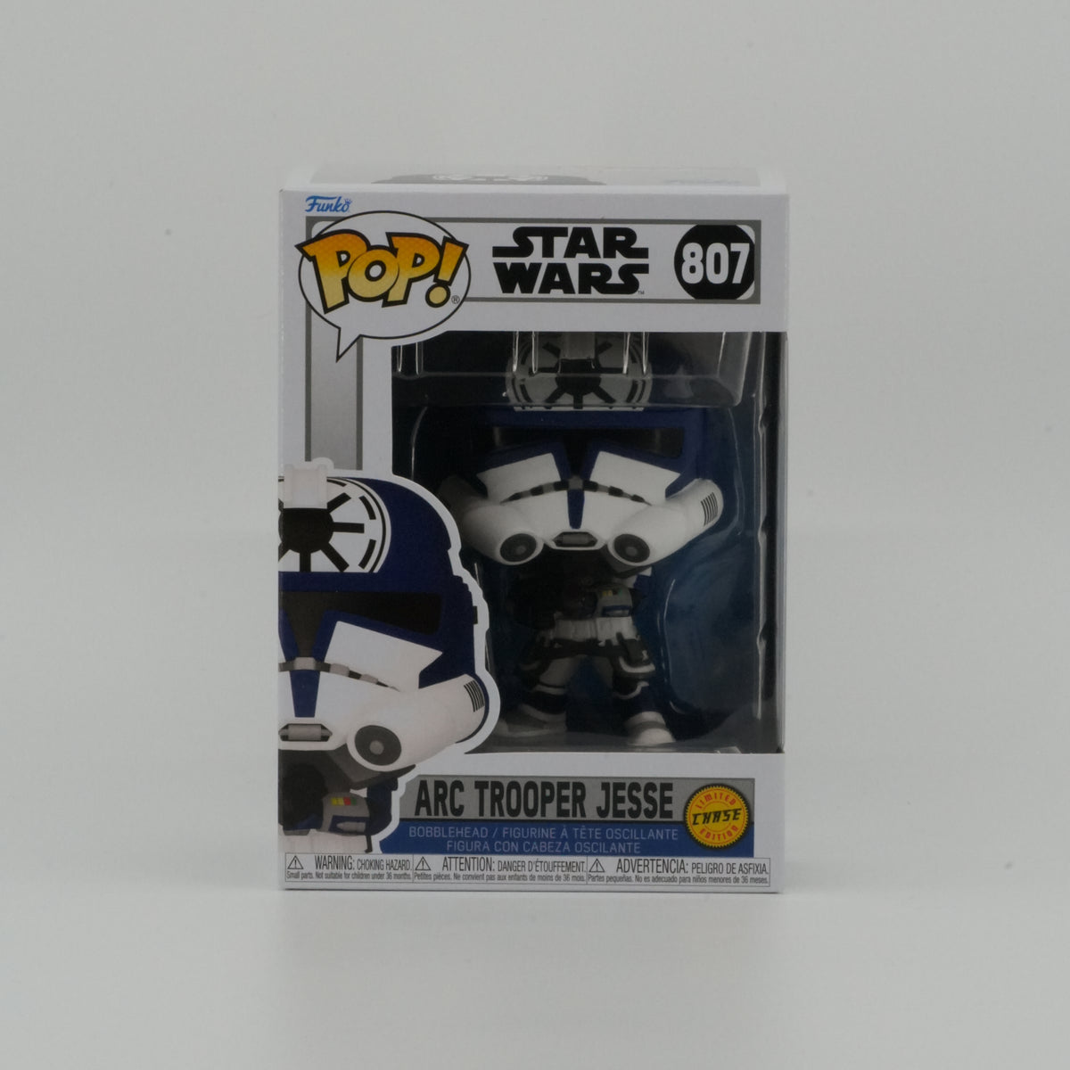 Arc Trooper Jesse #807, actual item, front view