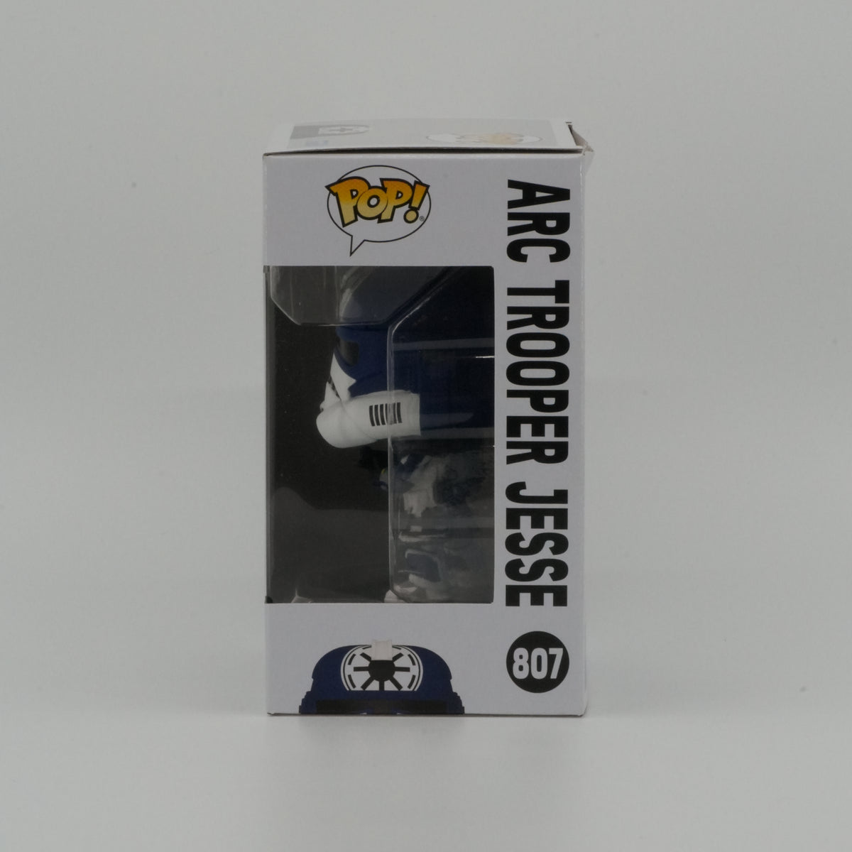 Arc Trooper Jesse #807, actual item, window side view
