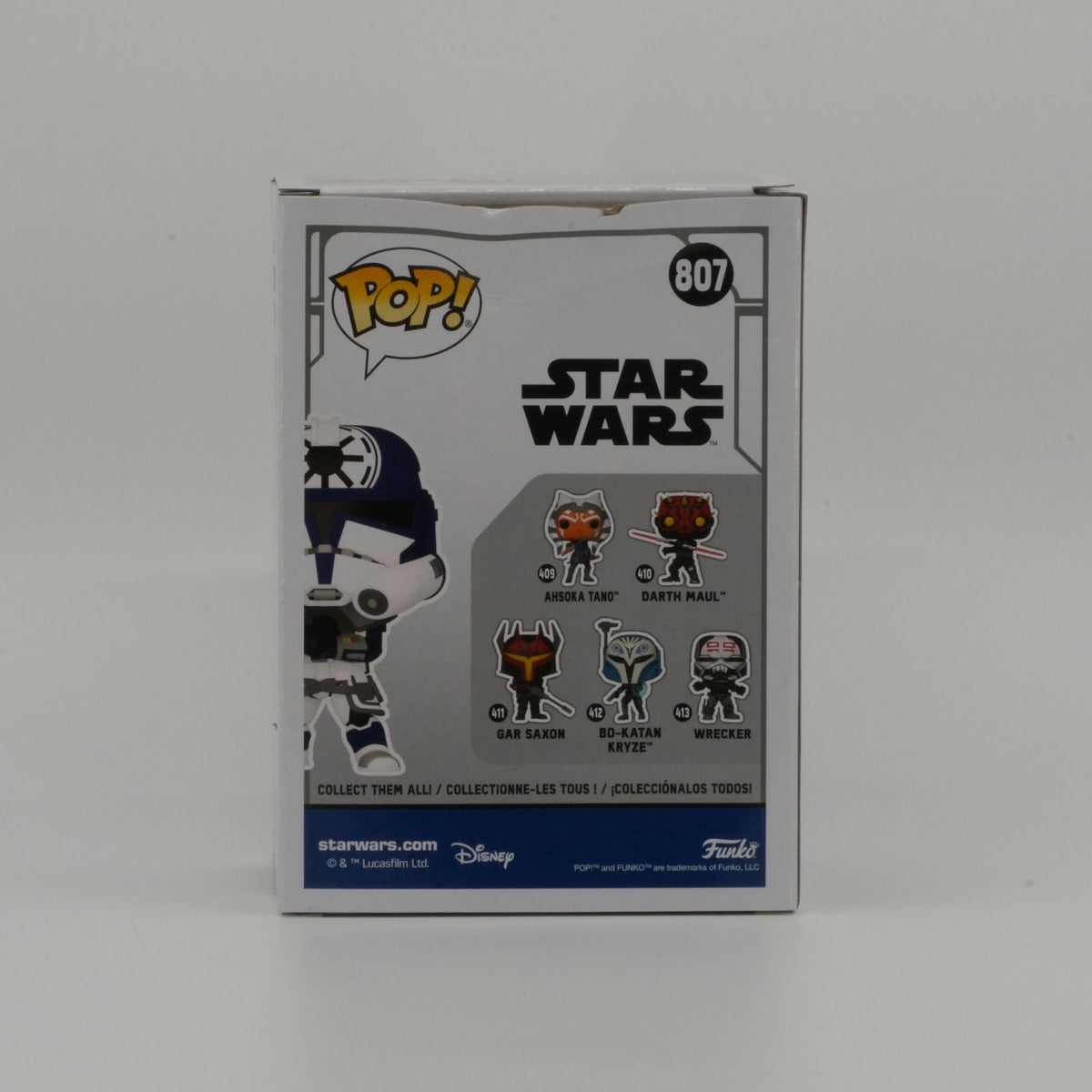 Arc Trooper Jesse #807, actual item, back view
