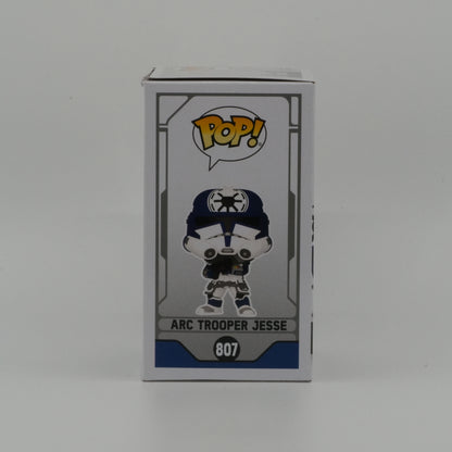 Arc Trooper Jesse #807, actual item, illustrated side view
