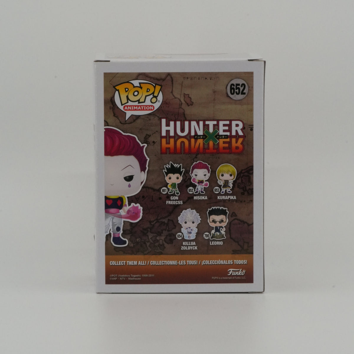 Hisoka #652, actual item, back view