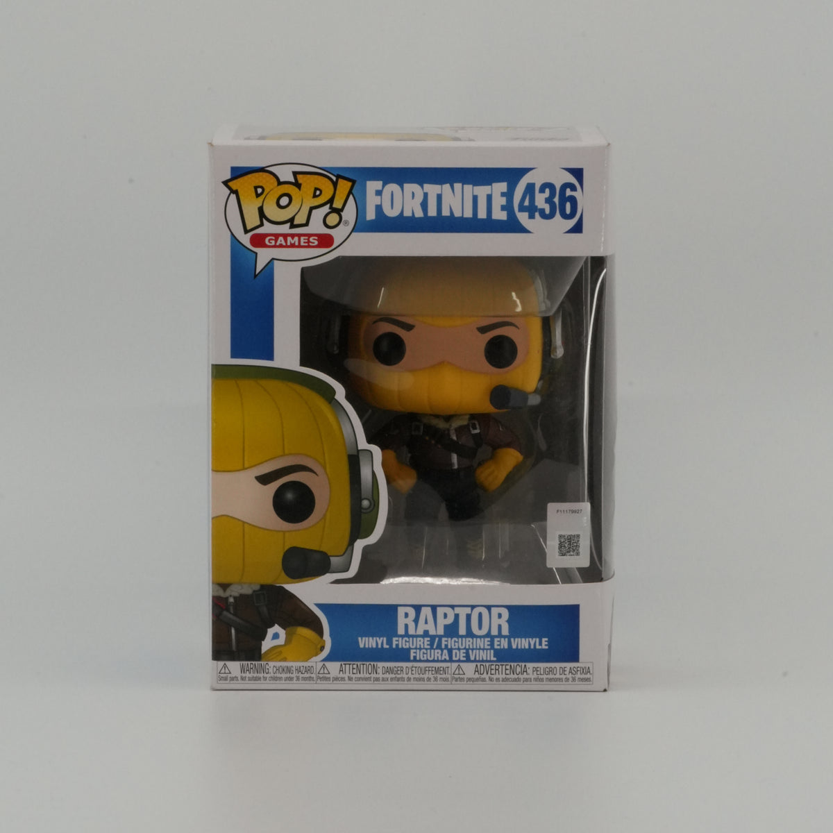 Raptor #436, actual item, front view