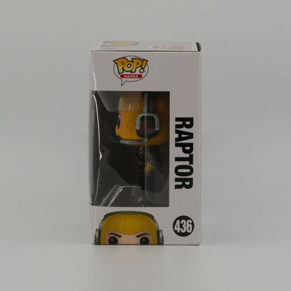 Raptor #436, actual item, window side view