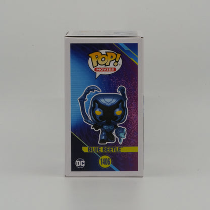 Blue Beetle #1406, actual item, illustrated side view