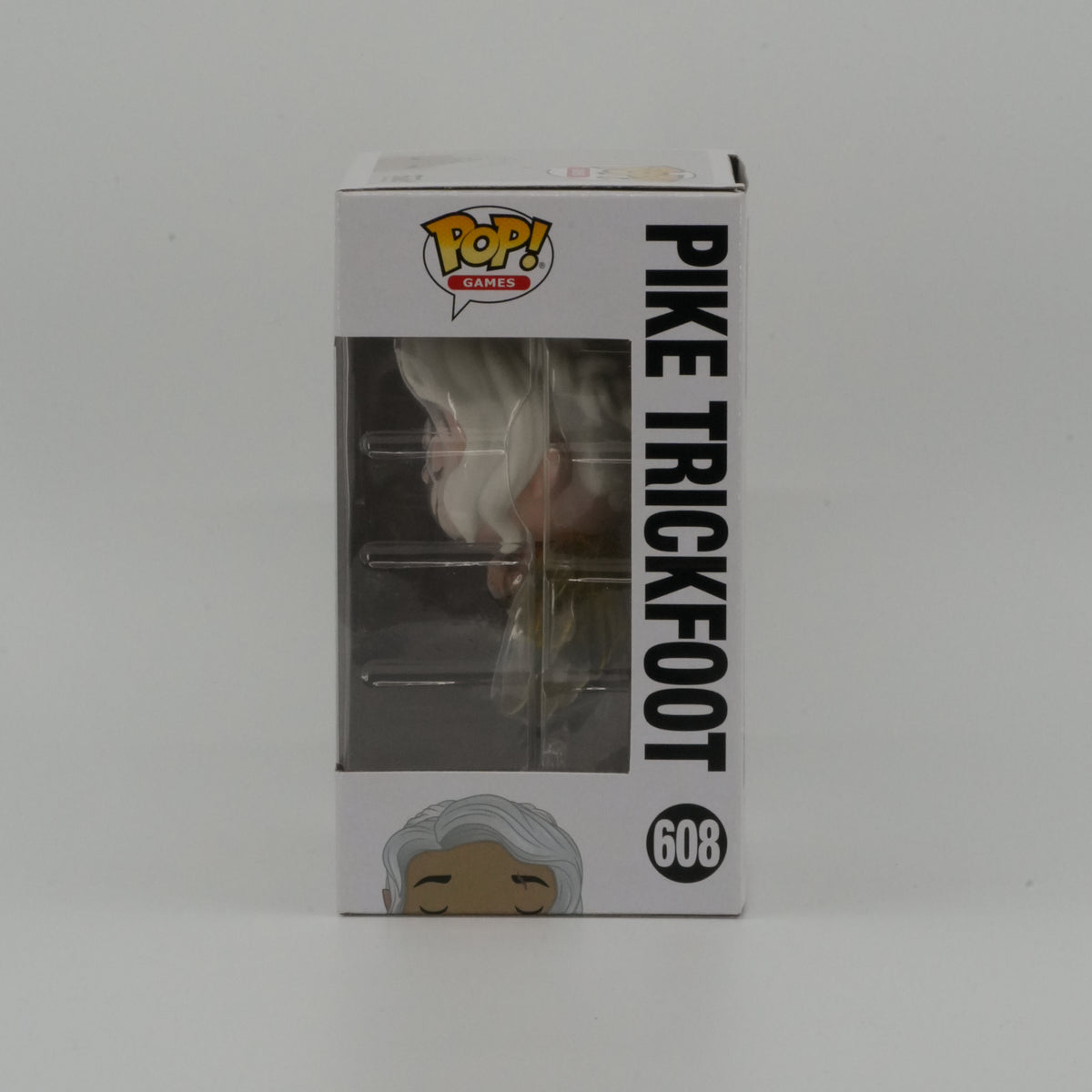 Pike Trickfoot #608, actual item, window side view
