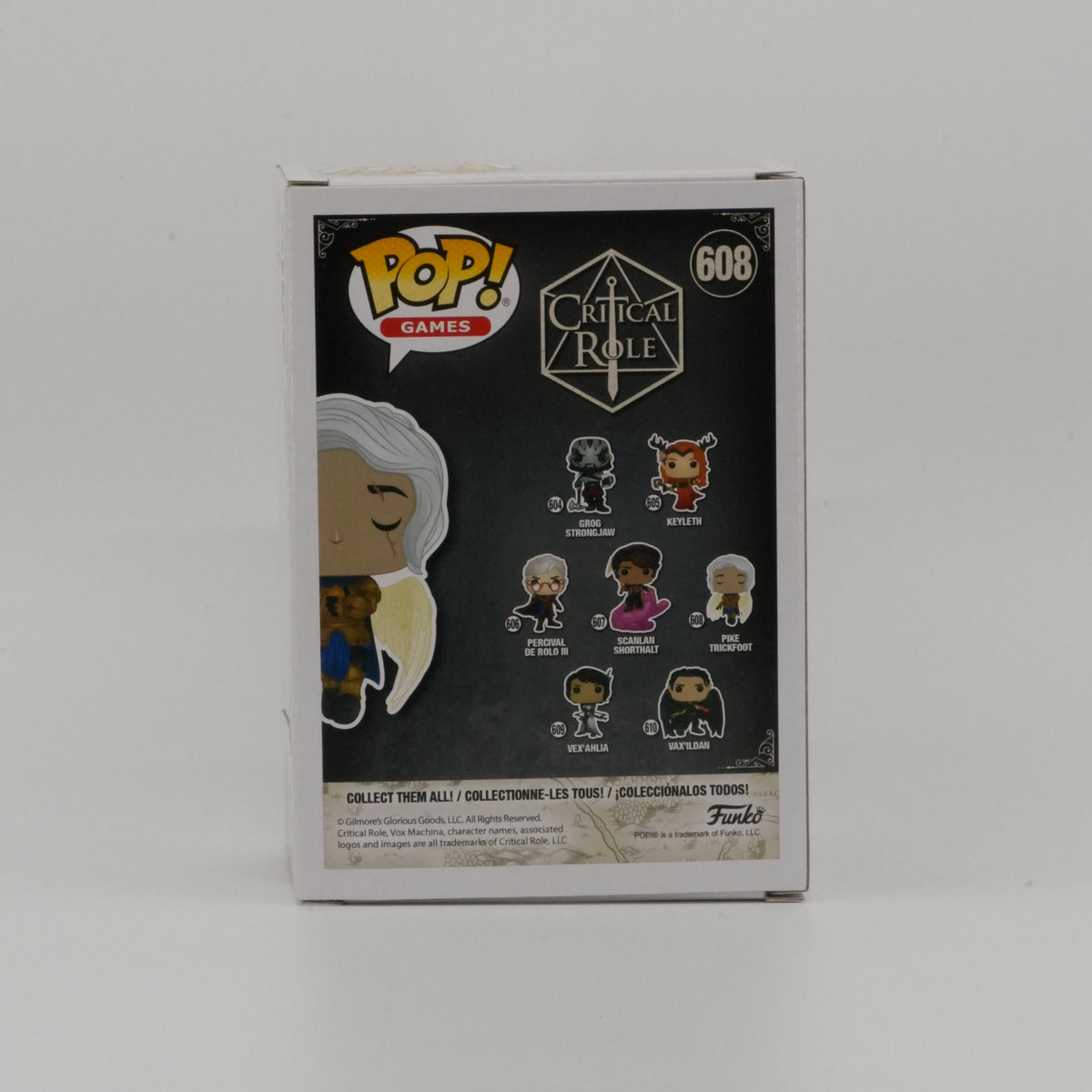 Pike Trickfoot #608, actual item, back view