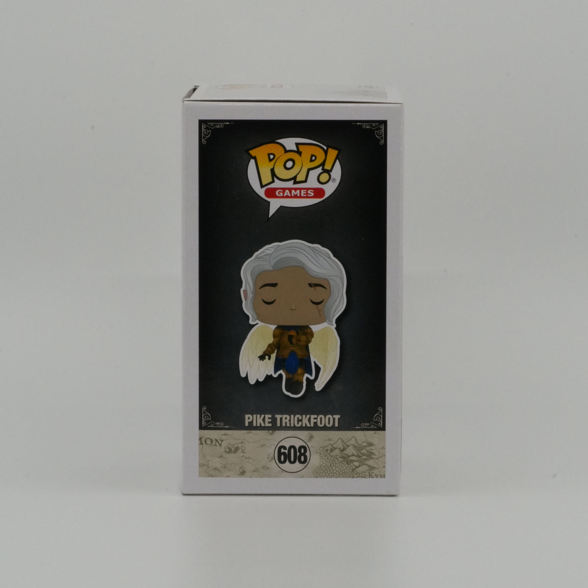 Pike Trickfoot #608, actual item, illustrated side view